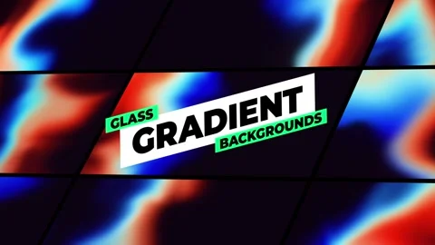 Glass Gradient Backgrounds 스톡 After Effects