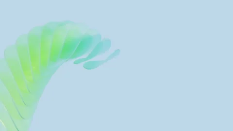 Glass gradient geometry background video, 3d rendering. Stock Footage 336143196