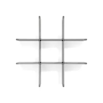 Glass grid Stock Illustration