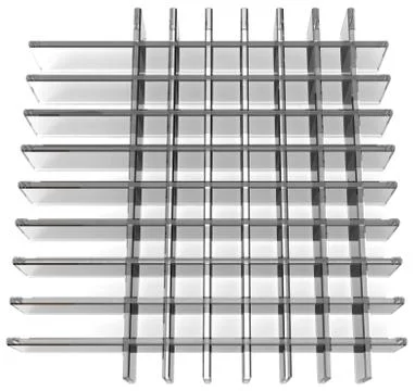 Glass grid Stock Illustration