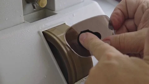 Glass grinding Stock Footage 84787107