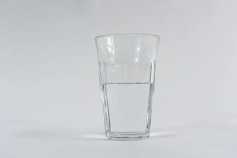 Glass half full Foto stock