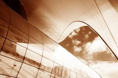 Glass hall Stock Photos