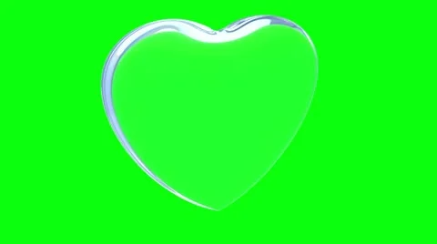 Glass heart 08 Stock Footage 18171024