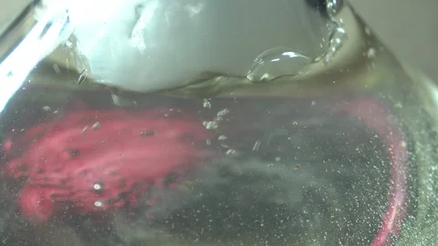 Glass hookah on table on smoke Stock Footage 102525311