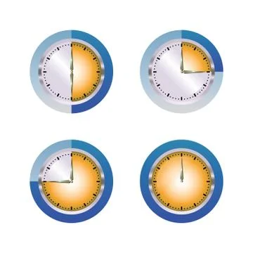 Glass hours Stock Illustration
