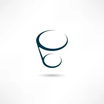 Glass icon Stock Illustration
