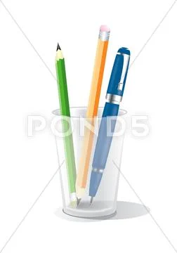 Glass Stock Illustration
