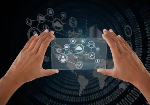 Glass interface_glass interface_0044 Foto stock