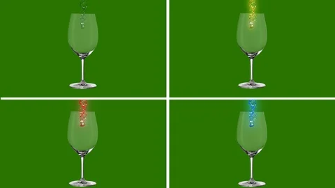 Glass iquid glow Stock Footage 111644091