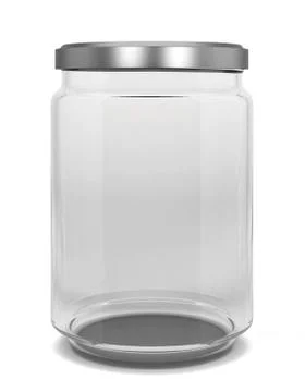 Glass jar Illustrazione stock