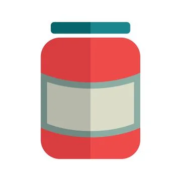 Glass Jar. Stock Illustration