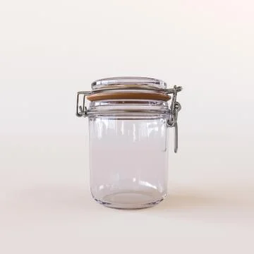Glass jar Stock Illustration
