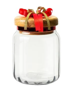 Glass jar isolated Stock Photos