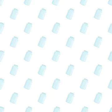 Glass jar pattern background seamless repeating design 스톡 일러스트
