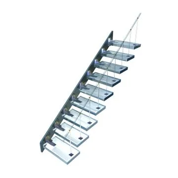 Glass ladder Stock Illustration