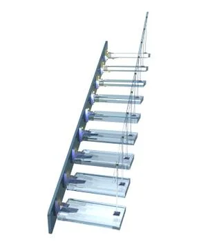 Glass ladder Stock Illustration