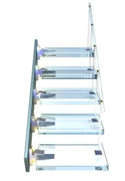 Glass ladder Stock Illustration