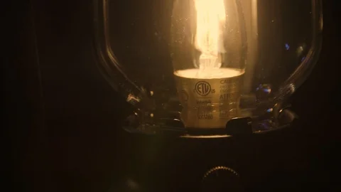 Glass Lamp Close Up Stock Footage 109017907