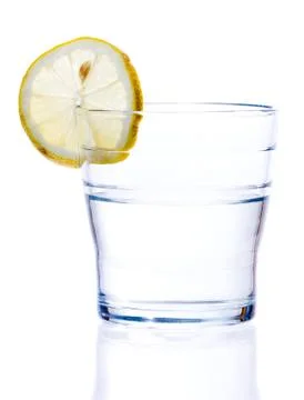 Glass of lemonade Stock Photos