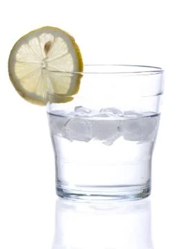 Glass of lemonade Stock Photos