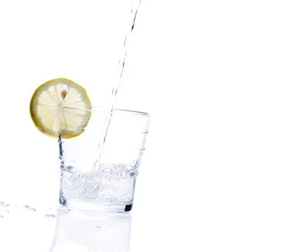 Glass of lemonade Stock Photos