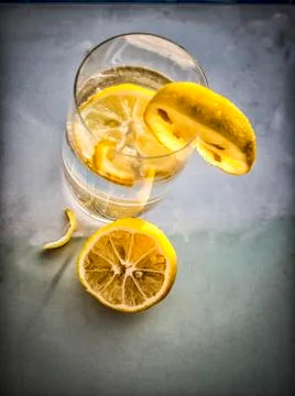A glass of lemonade Stock Photos