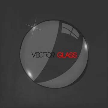 Glass lens vector illustration Stock Illustration