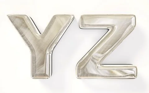 Glass letter Stock Illustration