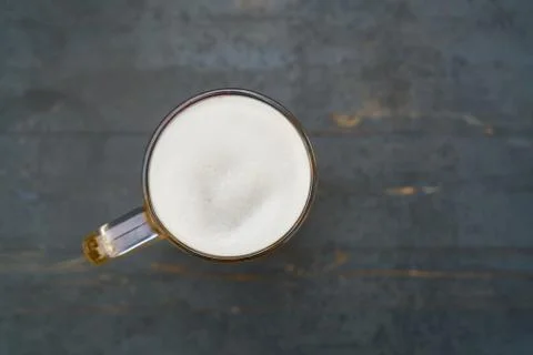 Glass of Light Beer Stock Photos