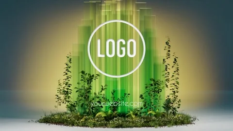 Glass Logo 스톡 After Effects