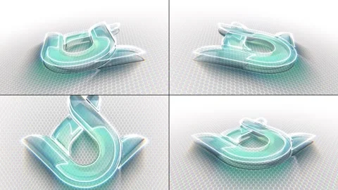 Glass Logo Reveal 4K Stock After Effects