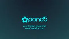 Glass Logo Sting Stock After Effects