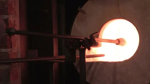 Glass maker Video stock 7770317