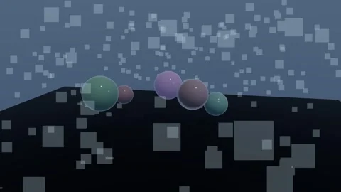 Glass Marble Collide 4K Stock Footage 338382856
