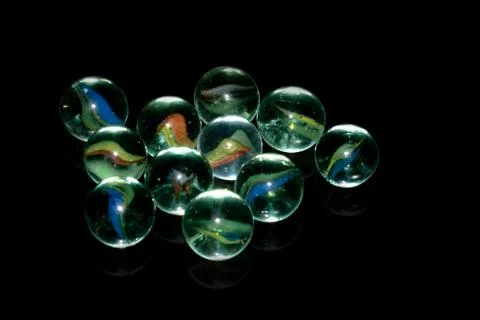 Glass marble Stock Photos