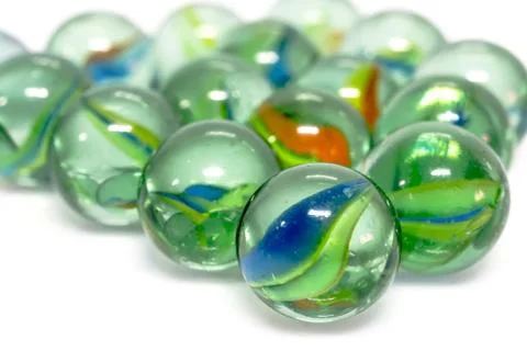 Glass marble Stock Photos