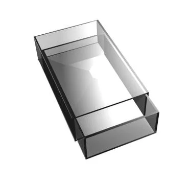 Glass matchbox Stock Illustration