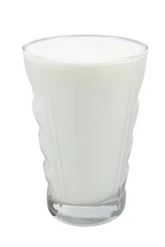 Glass of milk Stock Photos
