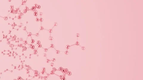 Glass Molecule Structure Scientific Background 스톡 동영상 344916399