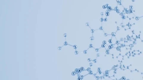 Glass Molecule Structure Scientific Background 스톡 동영상 344916400