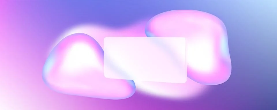 Glass morphism abstract gradient background design Stock Illustration