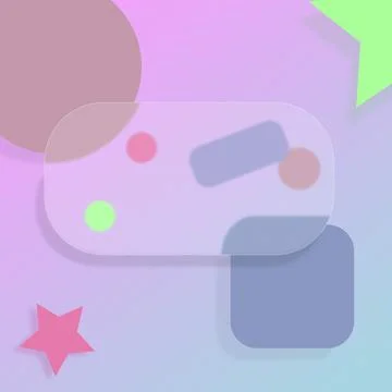 Glass morphism background Stock Illustration