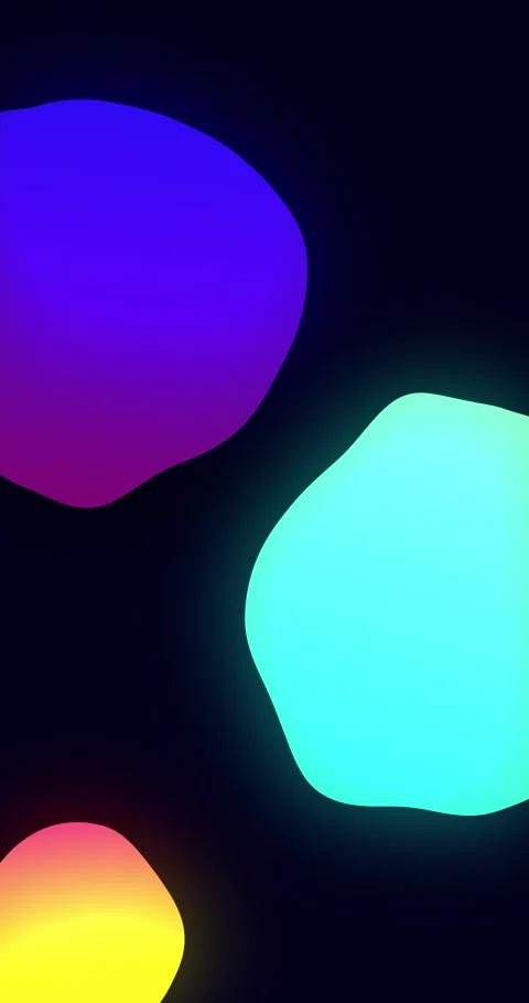 Glass morphism effect with transparent glass and dynamic moving geometric shapes Vidéo 268554396