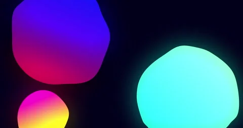 Glass morphism effect with transparent glass and dynamic moving geometric shapes Vidéo 268557066