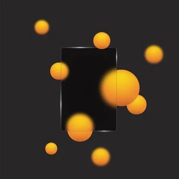Glass morphism. Space for text, banner. Transparency effect. Place for awes.. Stock Illustration