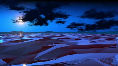 Glass Mountains Mirror 2 Stock Footage 335852648