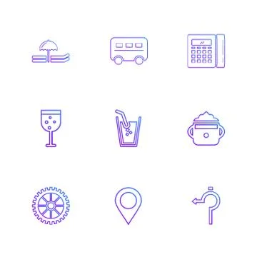 Glass , navigation , calculator , multimedia , camera , user interface  , tec Illustration