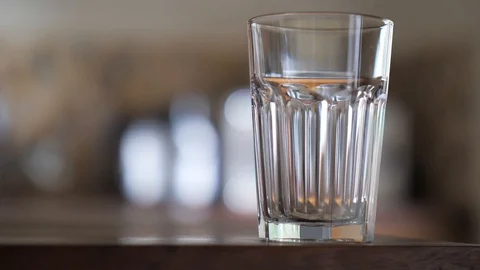 A glass of oats Stock Footage 116749850