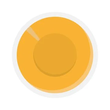 Glass of orange juice. Vector Stock Illustration